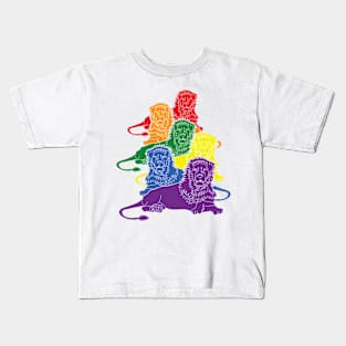 LGBT Gay Pride Lions Kids T-Shirt